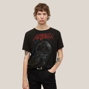 JOHN VARVATOS Black Anthrax T-shirt